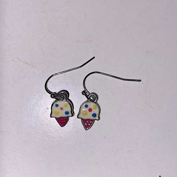 Ice Cream Hanging Earrings - Picture 2 of 2
